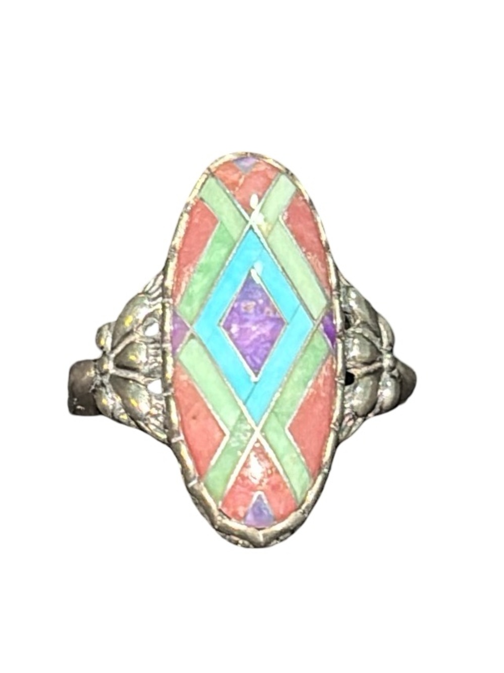 Carolyn Pollack Multi-gemstone Sterling Silver Ring